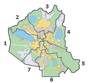 Карта города Екатеринбург