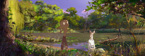 Кадр из мультфильма «Волшебный лес»