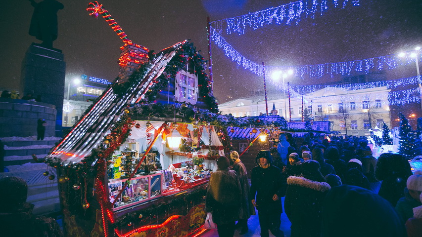 Новогодний Екатеринбург