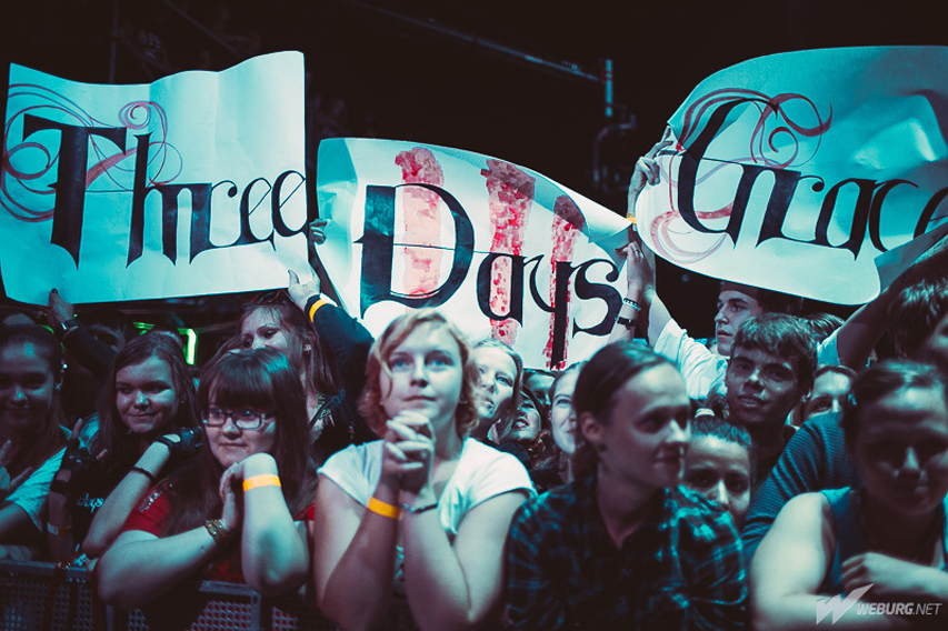 Концерт Three Days Grace в Екатеринбурге. Фото © weburg.net