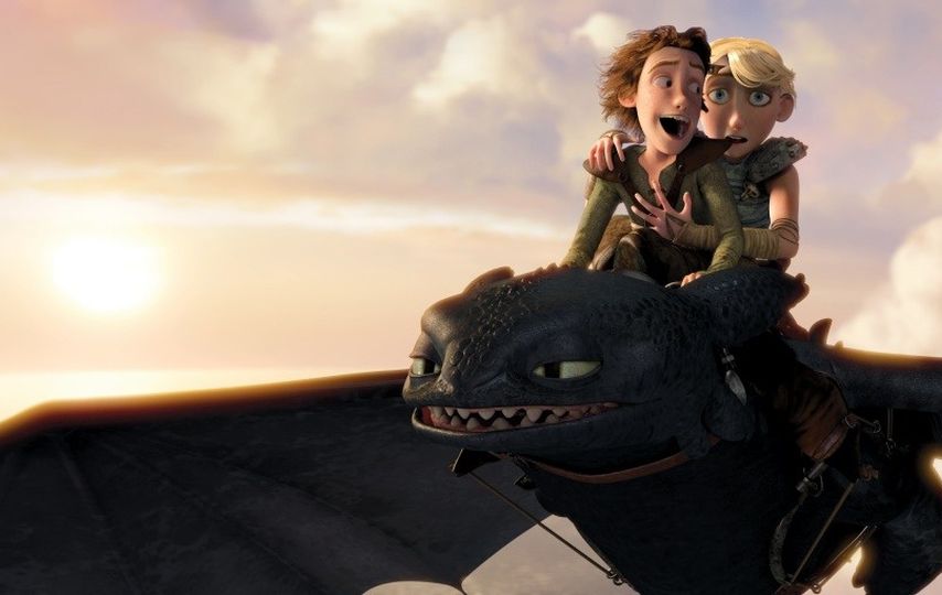 Кадр из мультфильма «Как приручить дракона»
