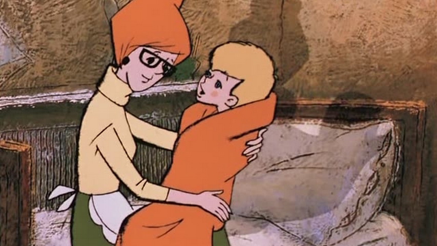 Кадр из мультфильма «Малыш и Карлсон» 