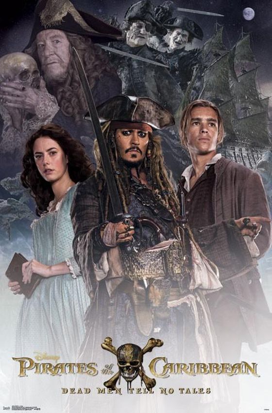 Постер фильма «Пираты Карибского моря: Мертвецы не болтают»
