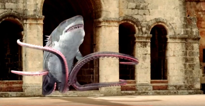 Показать картинки sharktopus and whalewolf из фильма sharktopus vs whalewolf 2015 года