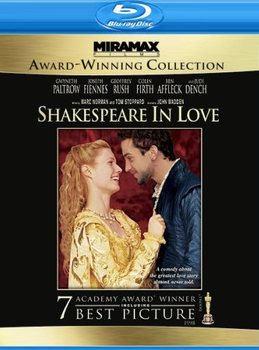 Влюбленный Шекспир. Обложка с сайта amazon.co.uk