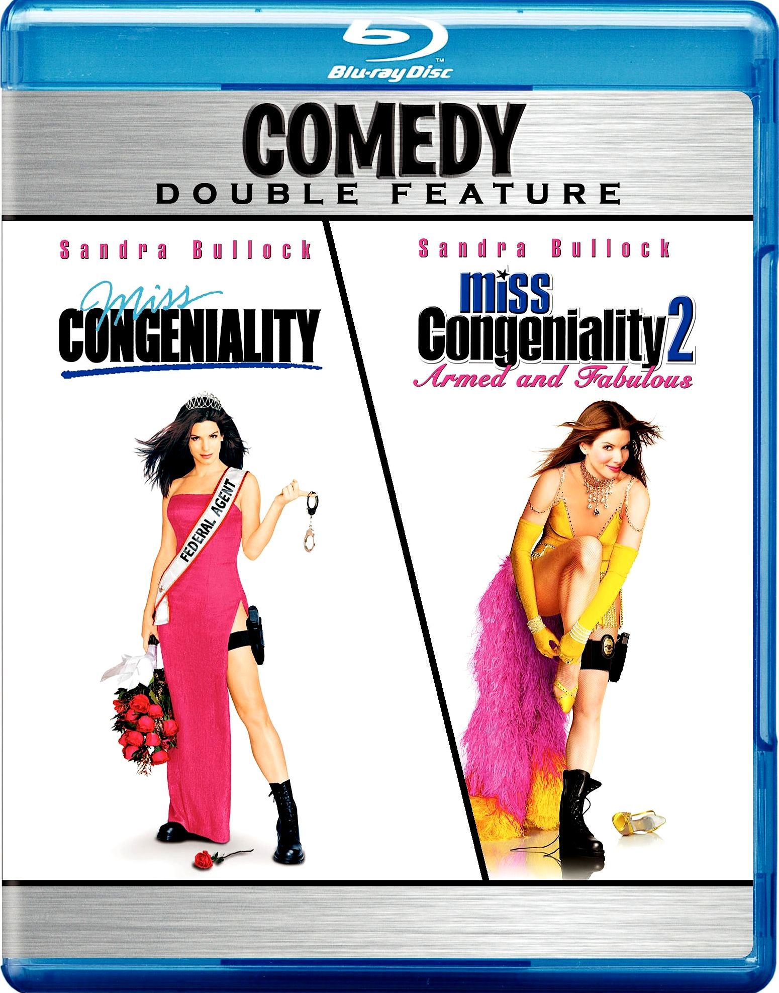 Мисс Конгениальность 2: Прекрасна и опасна. Обложка с сайта blu-ray.com