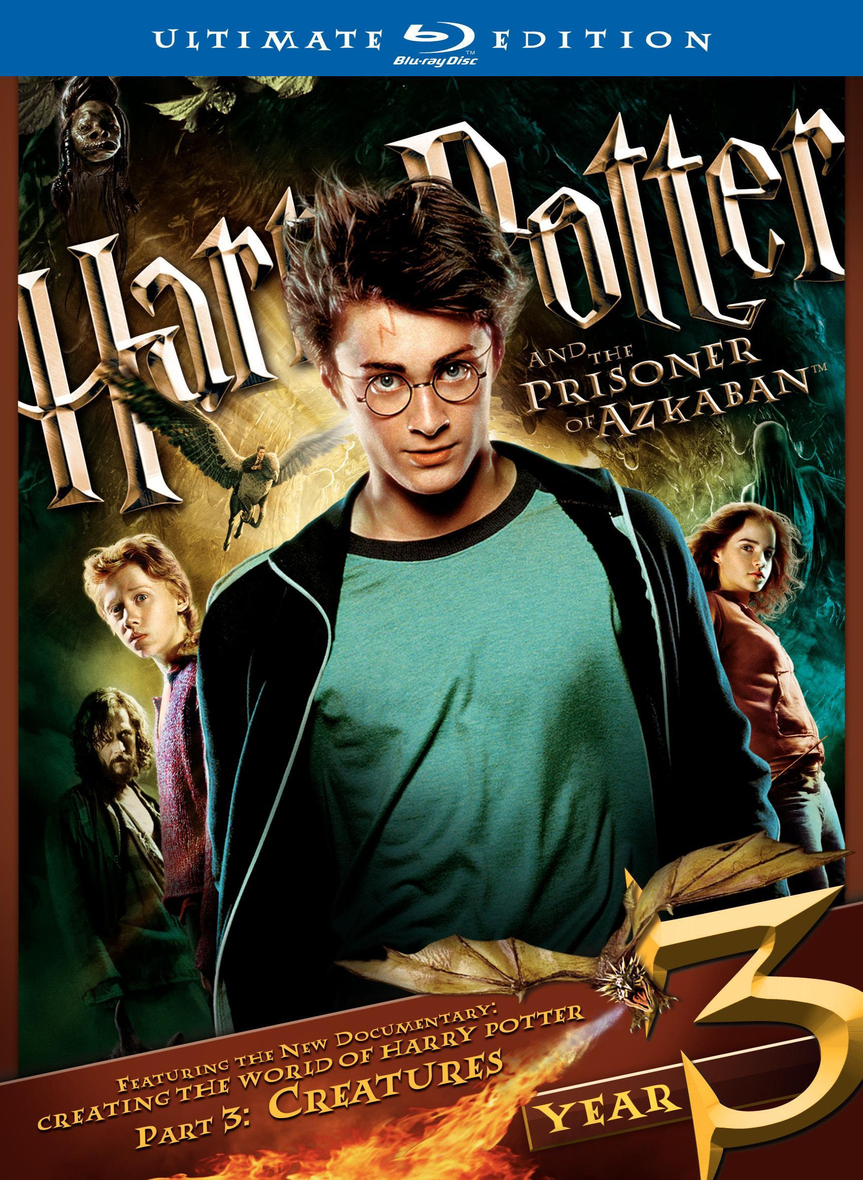 Гарри Поттер и узник Азкабана. Обложка с сайта blu-ray.com