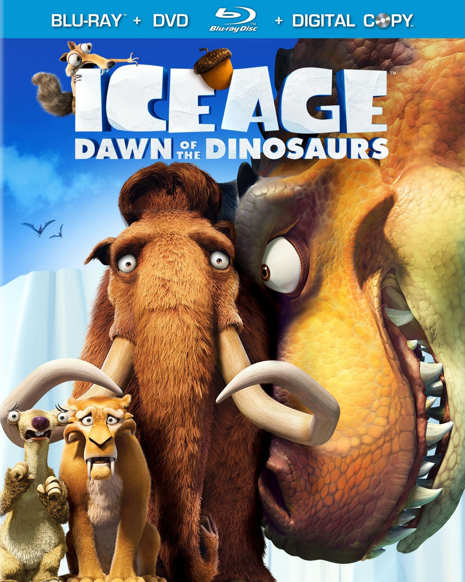 Ледниковый период 3: Эра динозавров. Обложка с сайта blu-ray.com