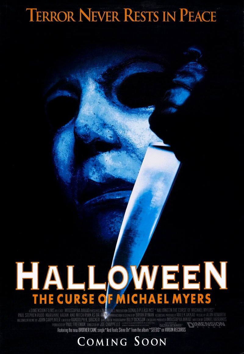 Хэллоуин 6: Проклятие Майкла Майерса. Обложка с сайта imageshost.ru