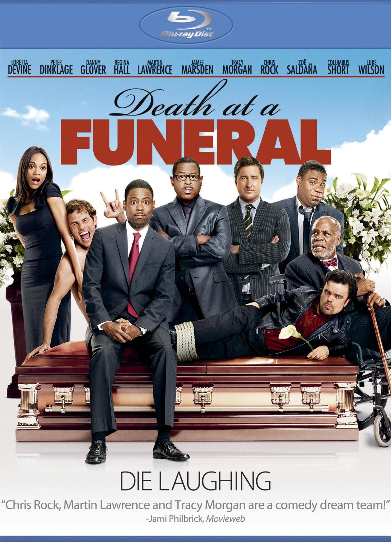 Смерть на похоронах. Обложка с сайта blu-ray.com