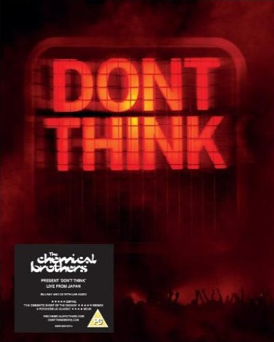 The Chemical Brothers. Don't Think. Обложка с сайта ozon.ru