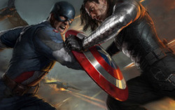 Постер фильма «Первый мститель: Другая война»